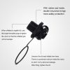 2PCS Air Valve  Screw For Inflatable Boat Fishing Boats Raft Airbed Black