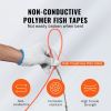 VEVOR Fish Tape, 125-foot, 3/16-inch, PET Wire Puller with Optimized Housing and Handle, Easy-to-Use Cable Puller Tool, Flexible Wire Fishing Tools fo