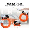 VEVOR Fish Tape, 125-foot, 3/16-inch, PET Wire Puller with Optimized Housing and Handle, Easy-to-Use Cable Puller Tool, Flexible Wire Fishing Tools fo